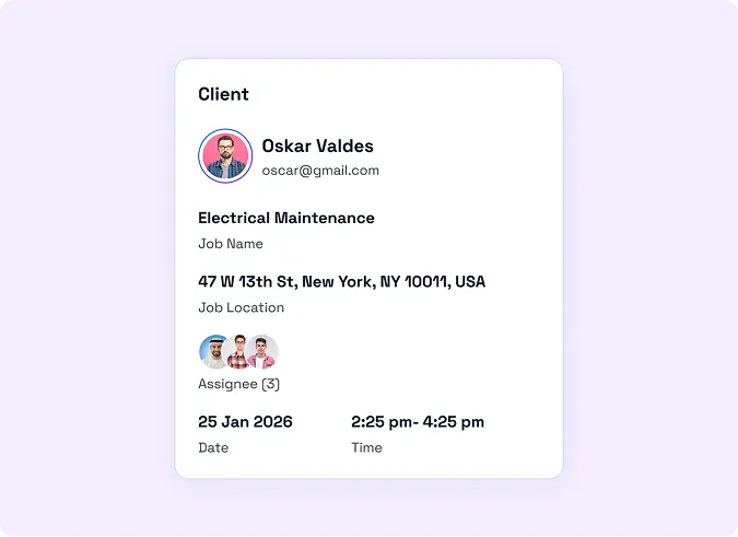 Client-Specific Job Details